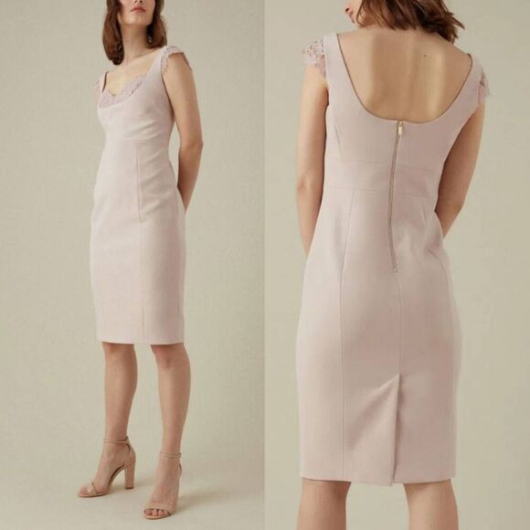Karen millen Panelled Lace Dress US 8 NWT $450 - Picture 1 of 10